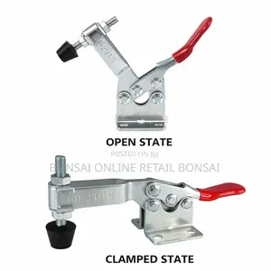 Gh-201b Horizontal Toggle Clamp 90kg Heavy-Duty Metal Clamp