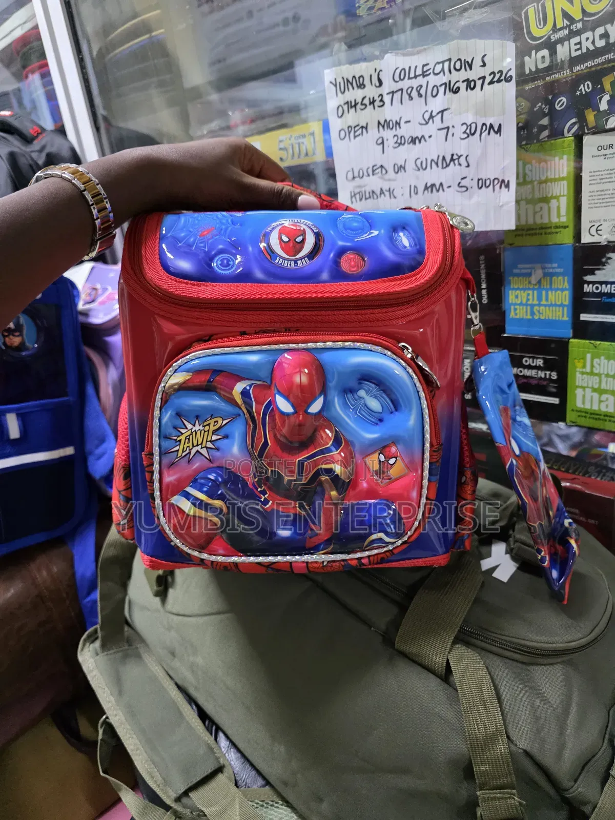 Kindergarten Box Bags Spiderman at 1200