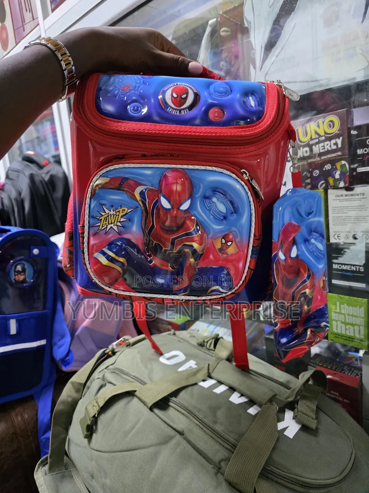 Kindergarten Box Bags Spiderman at 1200