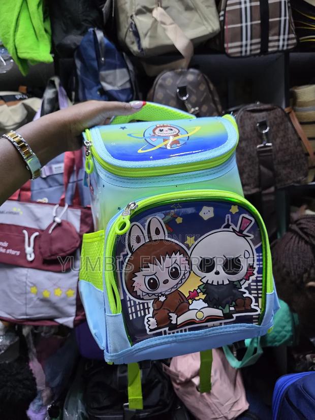 Pp1,Pp2,Box School Bag in Green - thumbnail 3