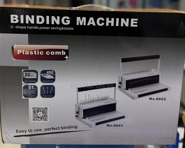 Plastic Comb Binding Machine - main view