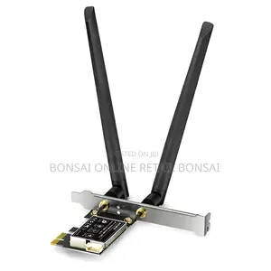 Ax5400 Wifi 6e Pcie Card, Bluetooth 5.2, Tri-Band for Desktop Pc