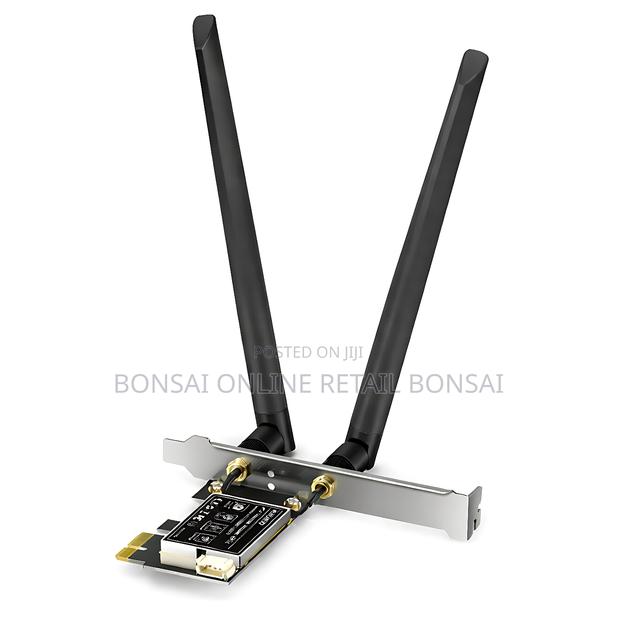 Ax5400 Wifi 6e Pcie Card, Bluetooth 5.2, Tri-Band for Desktop Pc