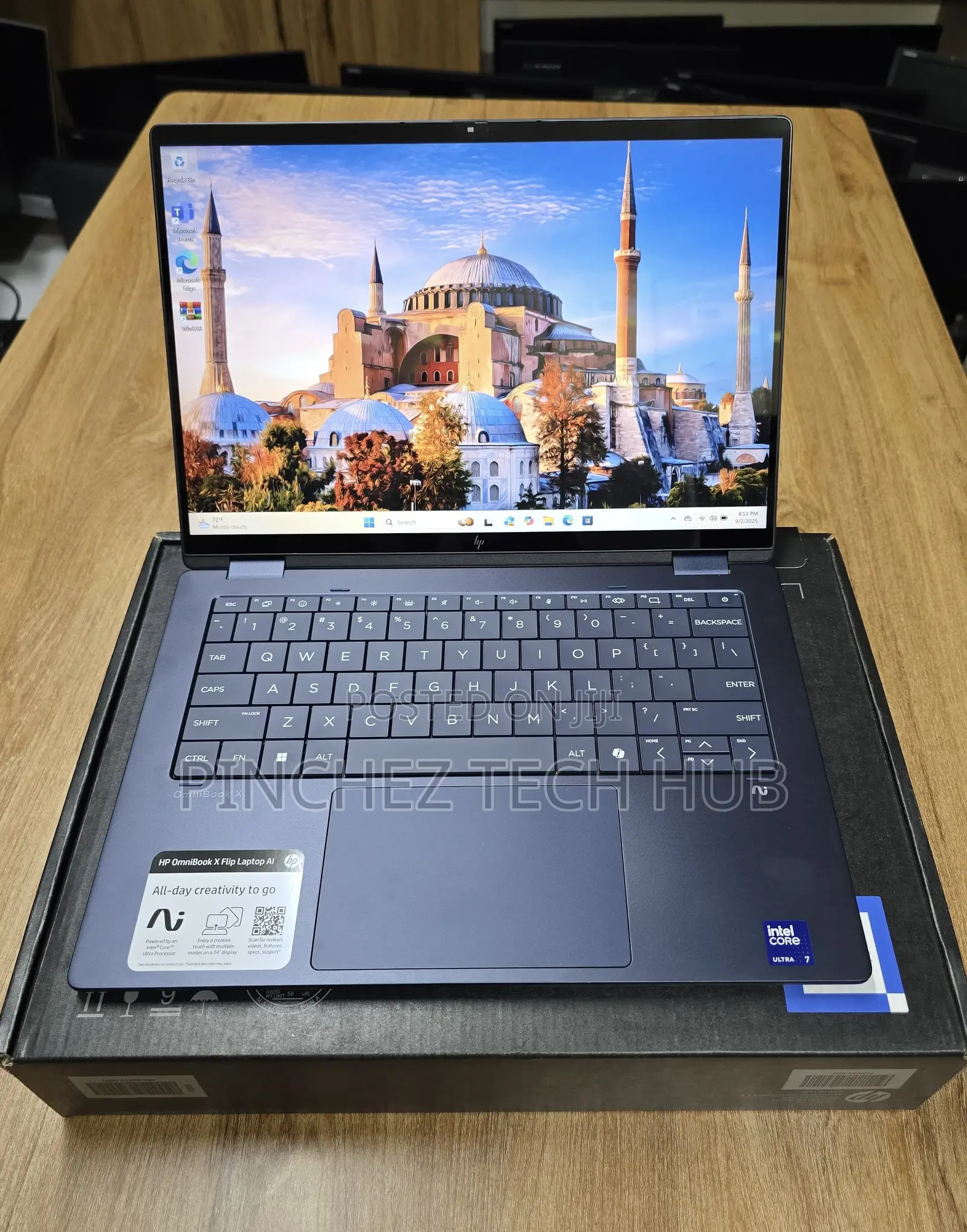 New Laptop HP OmniBook X Flip 14" 16GB Intel Core Ultra 7 SSD 1T