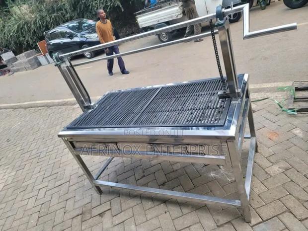 Custom Stainless Steel Nyama Choma Grill - main view