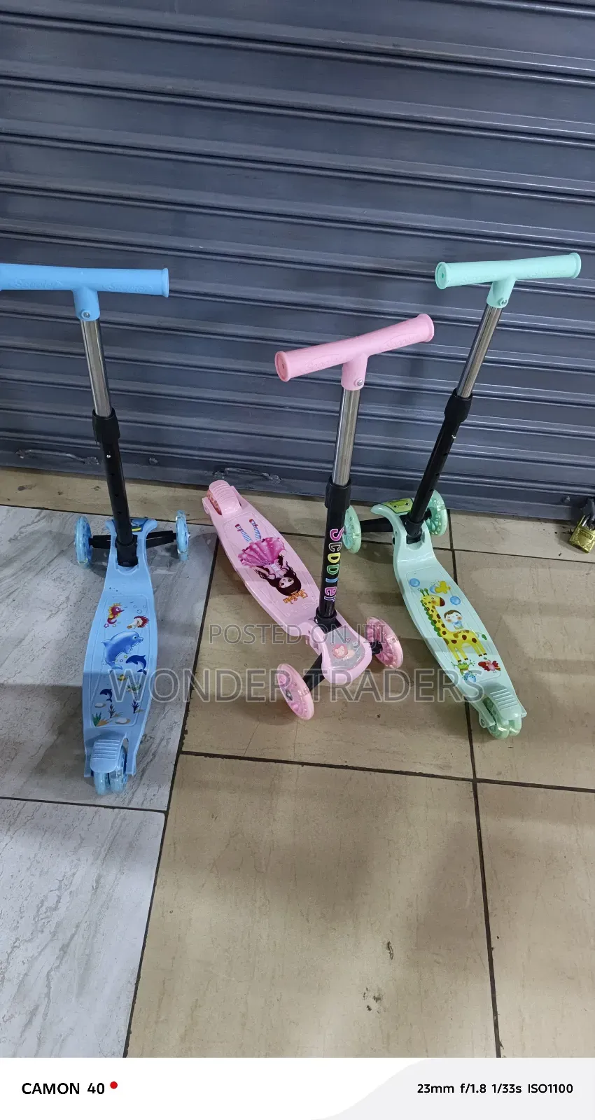 Kids 3 Wheel Scooter Age 2 -7