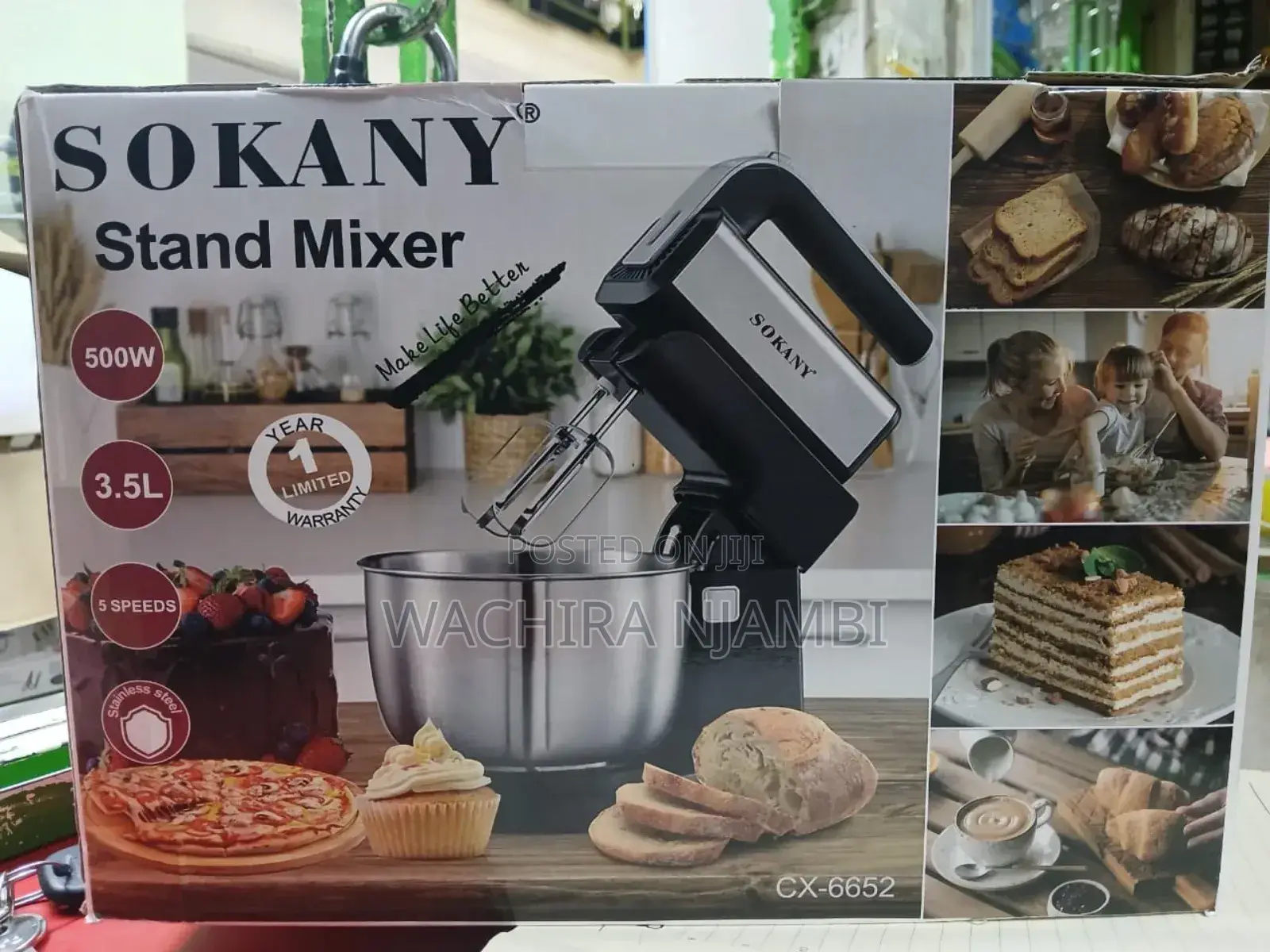 Sokany 3.5l Stand Mixer