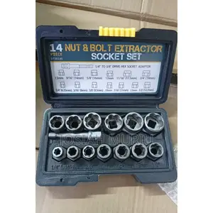 14-Piece Nut Bolt Extractor Socket Set