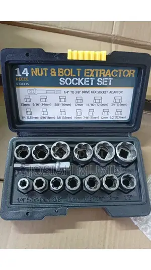 Heavy Duty Bolt Extractor Set (1/4" to 3/4" 6mm to 19mm)