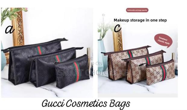 3pcs Set Gucci Cosmetics Bag