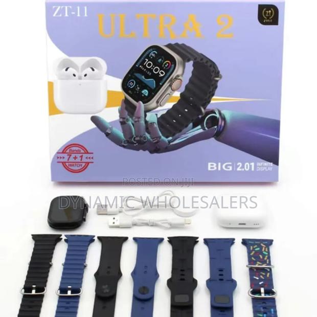 Zt-11 Ultra 3 Smartwatch Bundle - main view