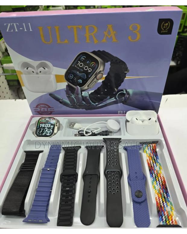 Zt-11 Ultra 3 Smartwatch Bundle - thumbnail 3