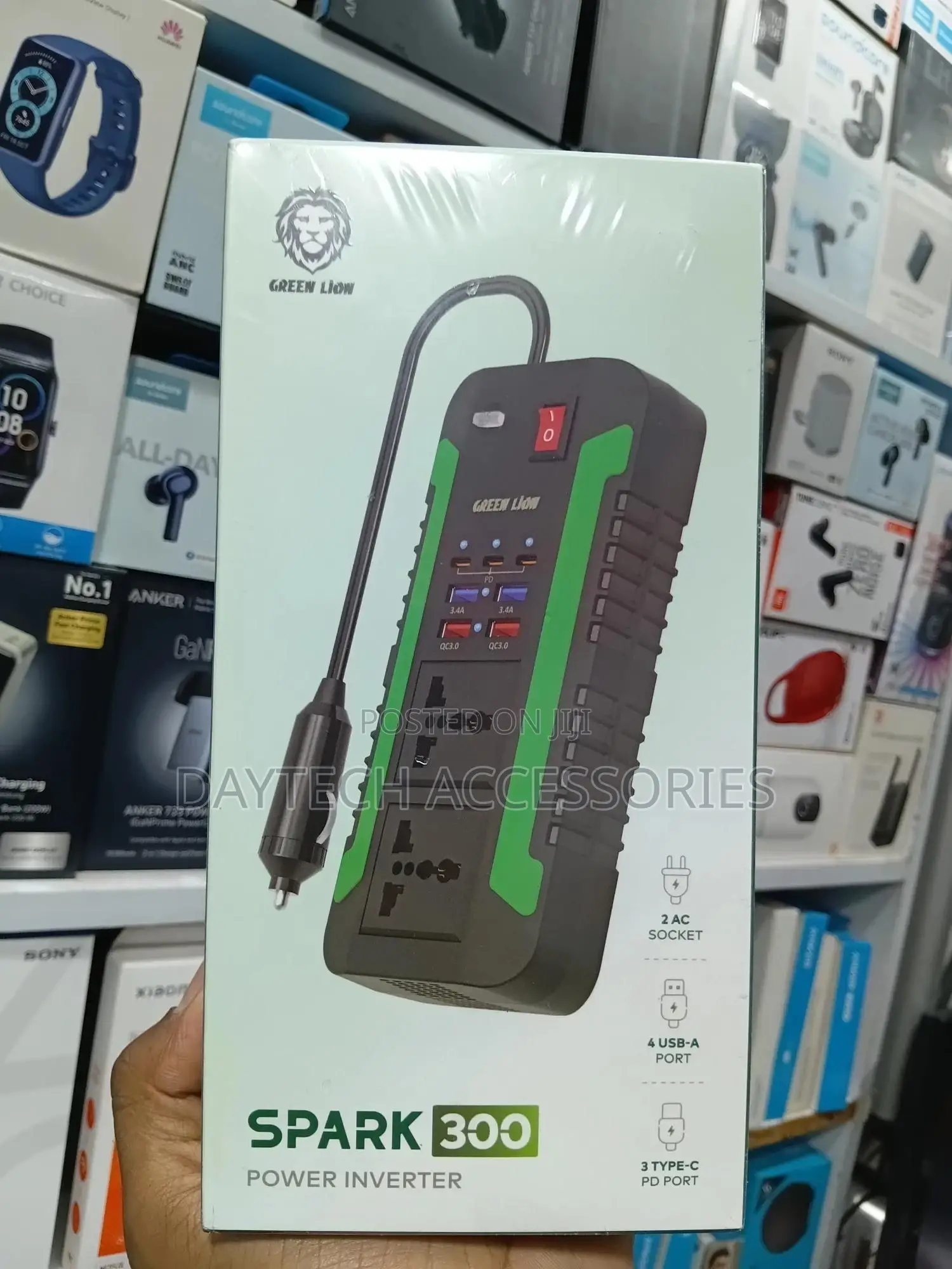 Greenlion Spark 300 Power Car Inverter.