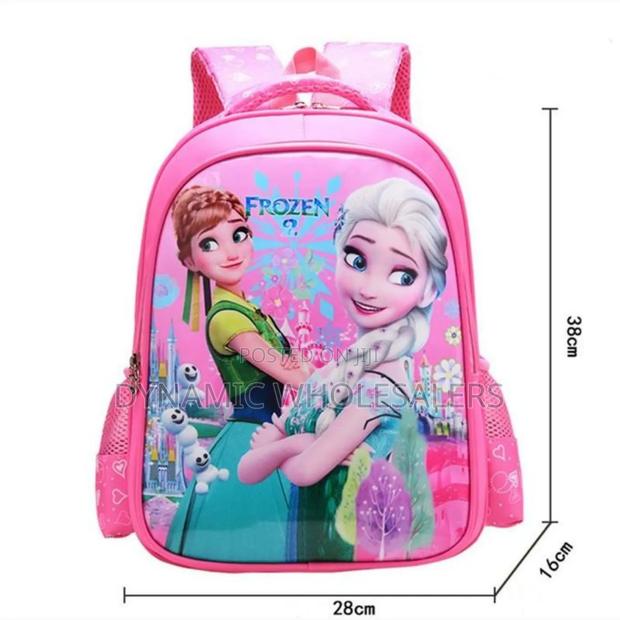 Disney Frozen Elsa and Anna Character School Backpack - main view
