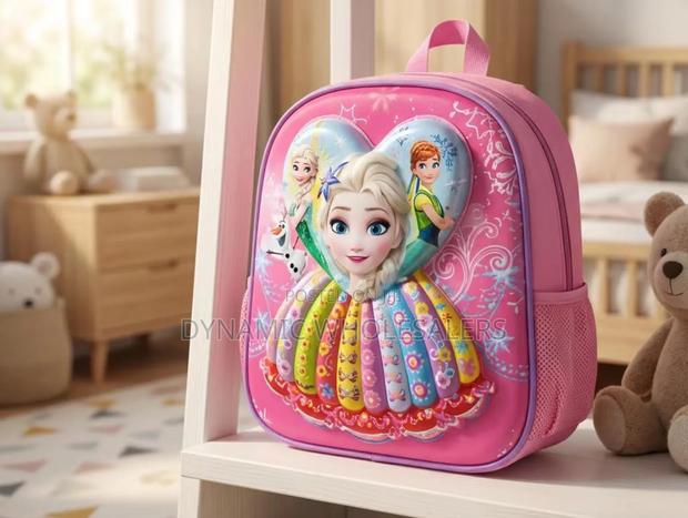Disney Frozen Elsa and Anna Character School Backpack - thumbnail 3