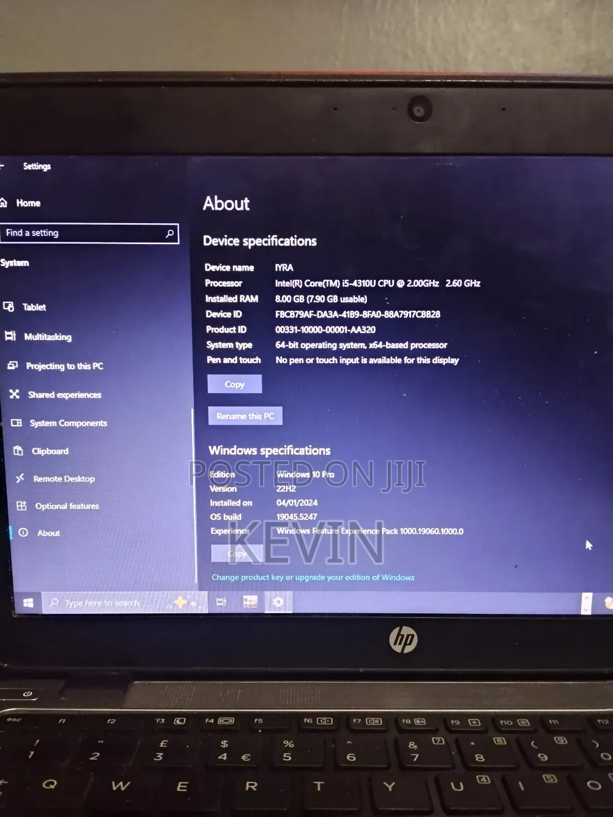 Laptop HP EliteBook 840 G5 8GB Intel Core i5 HDD 500GB