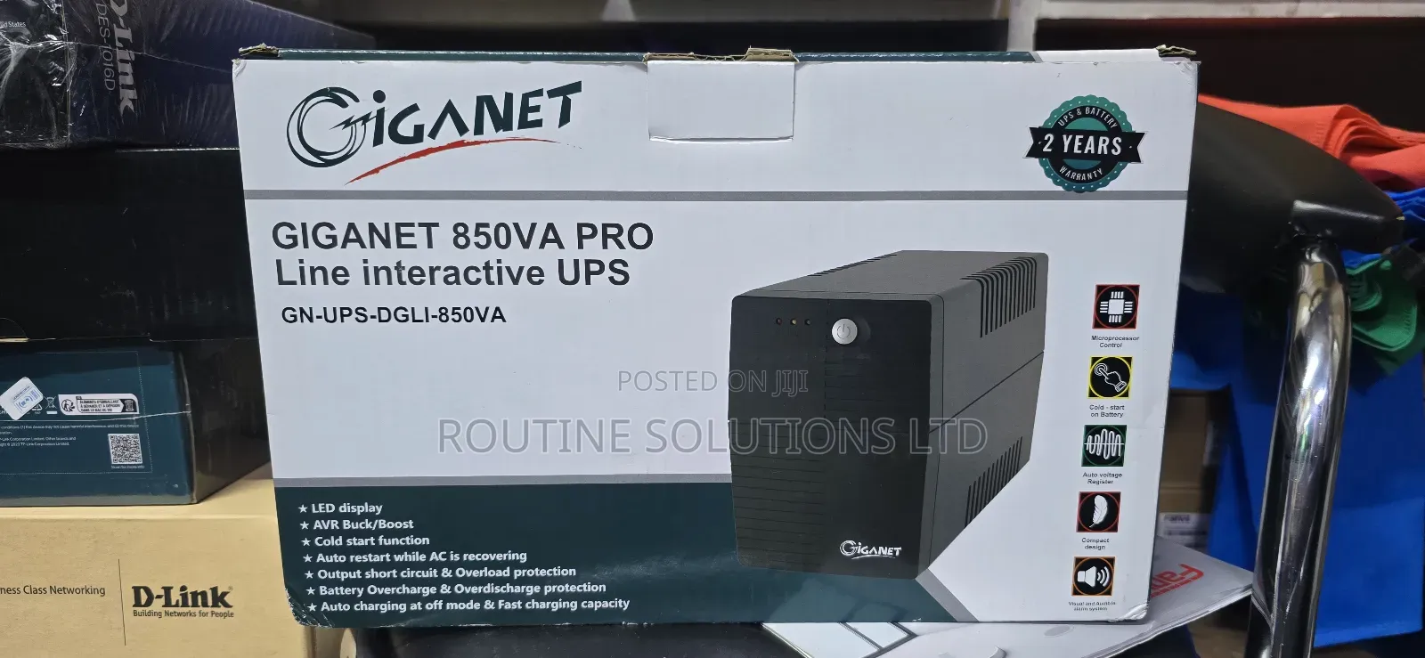 Giganet Ups 850va Pro Line Interactive