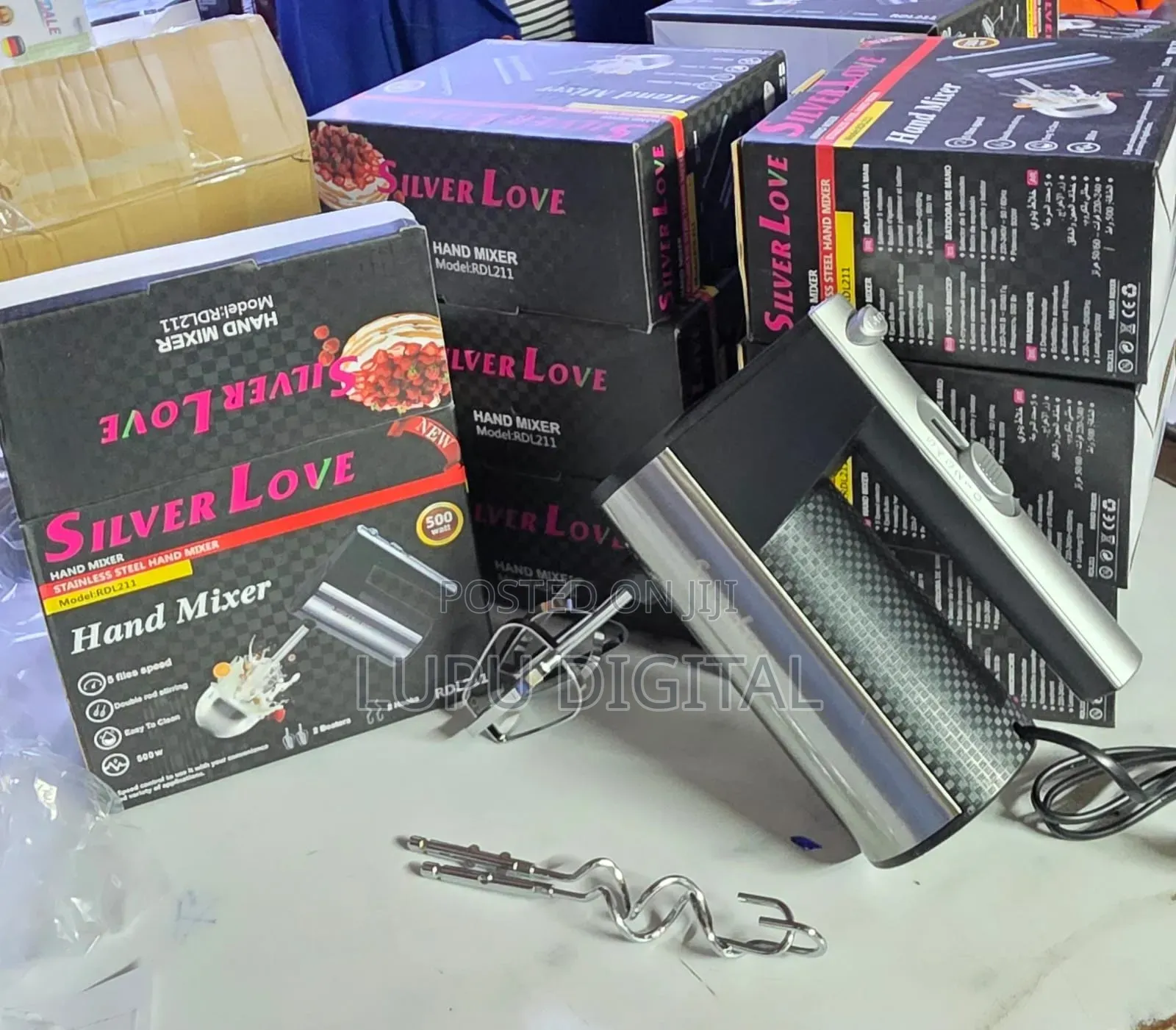 Silver Hand Mixer