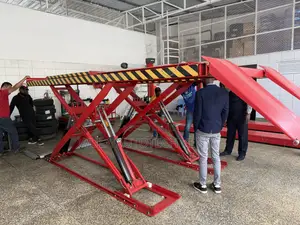 On-Ground Big Scissor Lift Machine