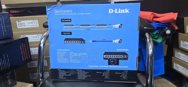 Dlink 10 Port 10/100 Long Range Poe + Surveillance Switch - thumbnail 2