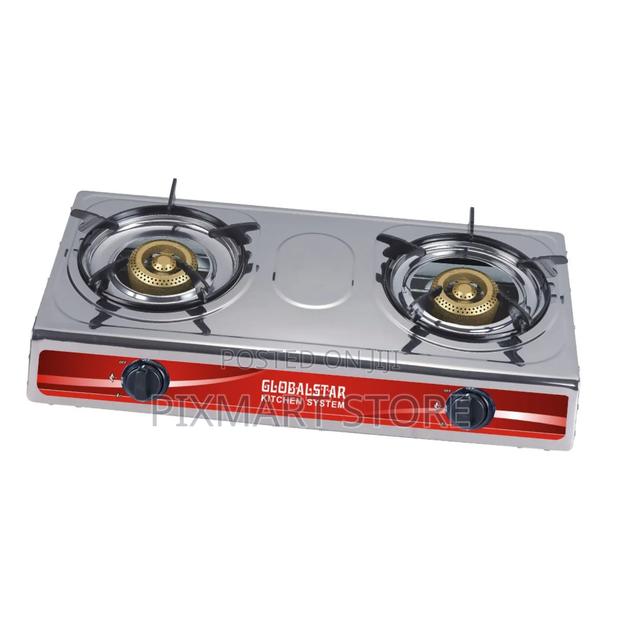 Globalstar 2-Burner Stainless Steel Portable Cooker