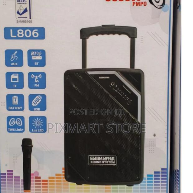 Globalstar 12-Inch Portable Speaker System - Mic Included