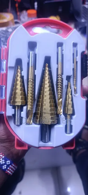 6pc Metal Step Bits / Quality Metal Drill Step Bits