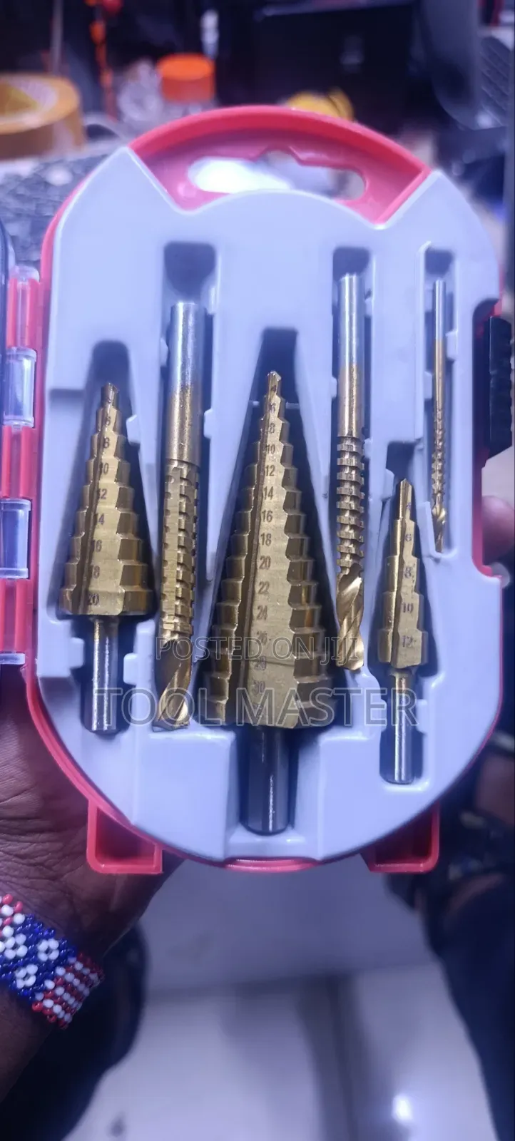 6pc Metal Step Bits / Quality Metal Drill Step Bits