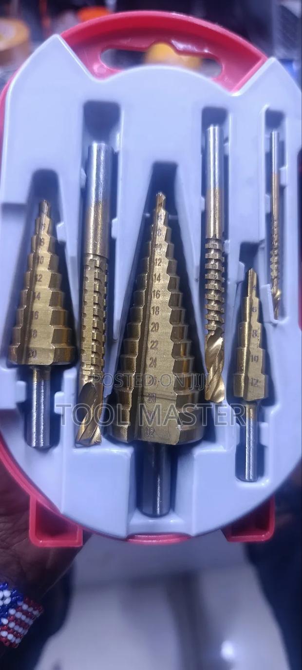 6pc Metal Step Bits / Quality Metal Drill Step Bits - thumbnail 2