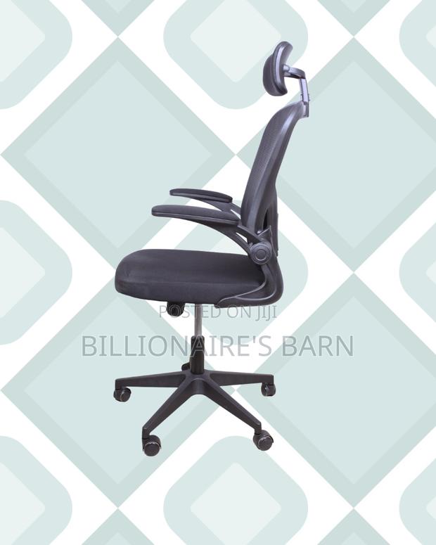 Grey Ergonomic Mesh Chair | Smooth Rolling Comfort for Busy Workdays |