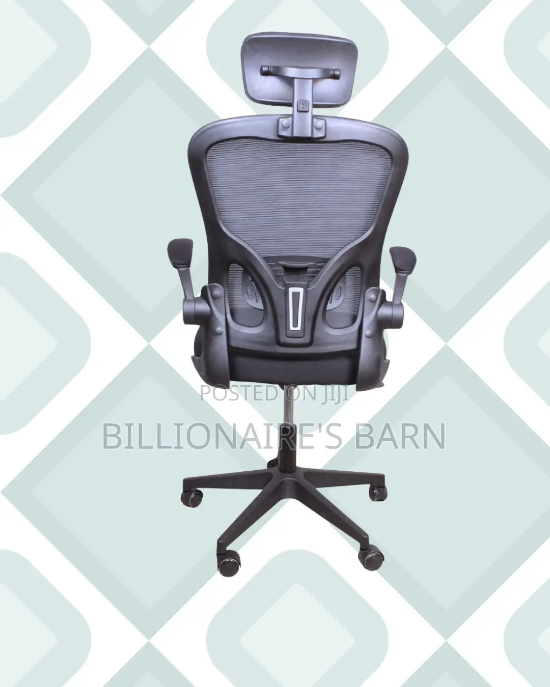 Grey Ergonomic Mesh Chair | Smooth Rolling Comfort for Busy Workdays |