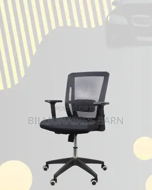 Black Origin Mesh Chair | Smooth Rolling Comfort for Busy Workdays |