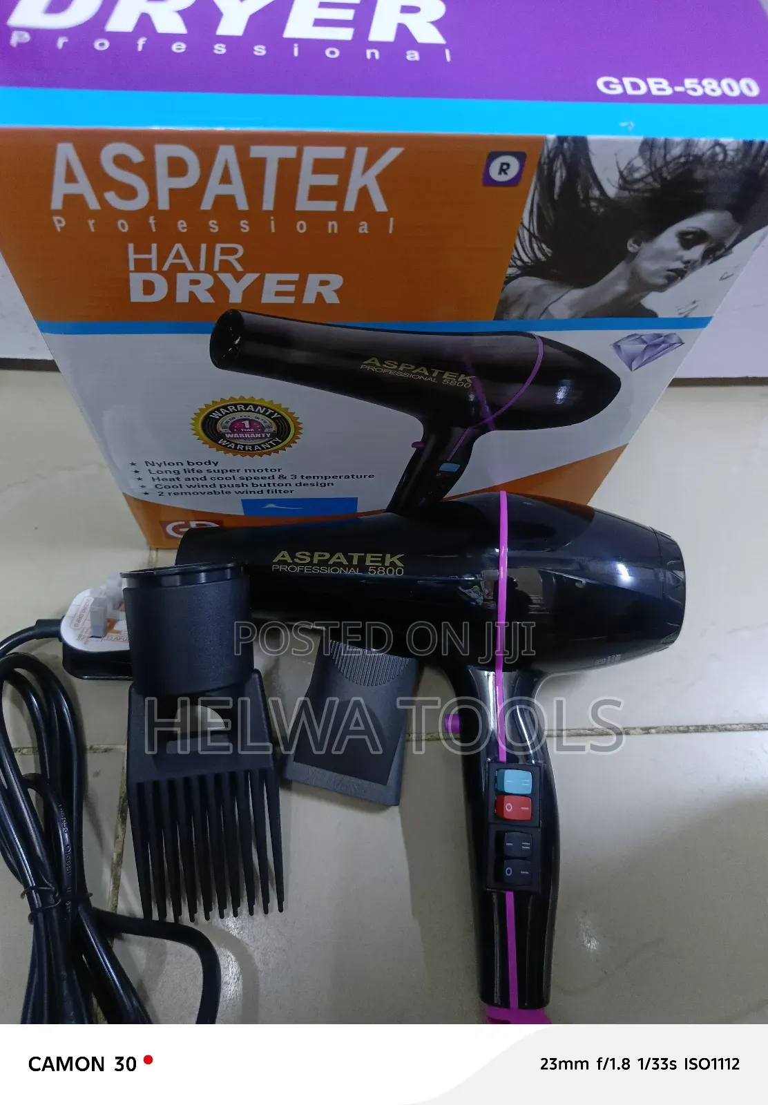 Hair Dryer Aspartek Blow Dry