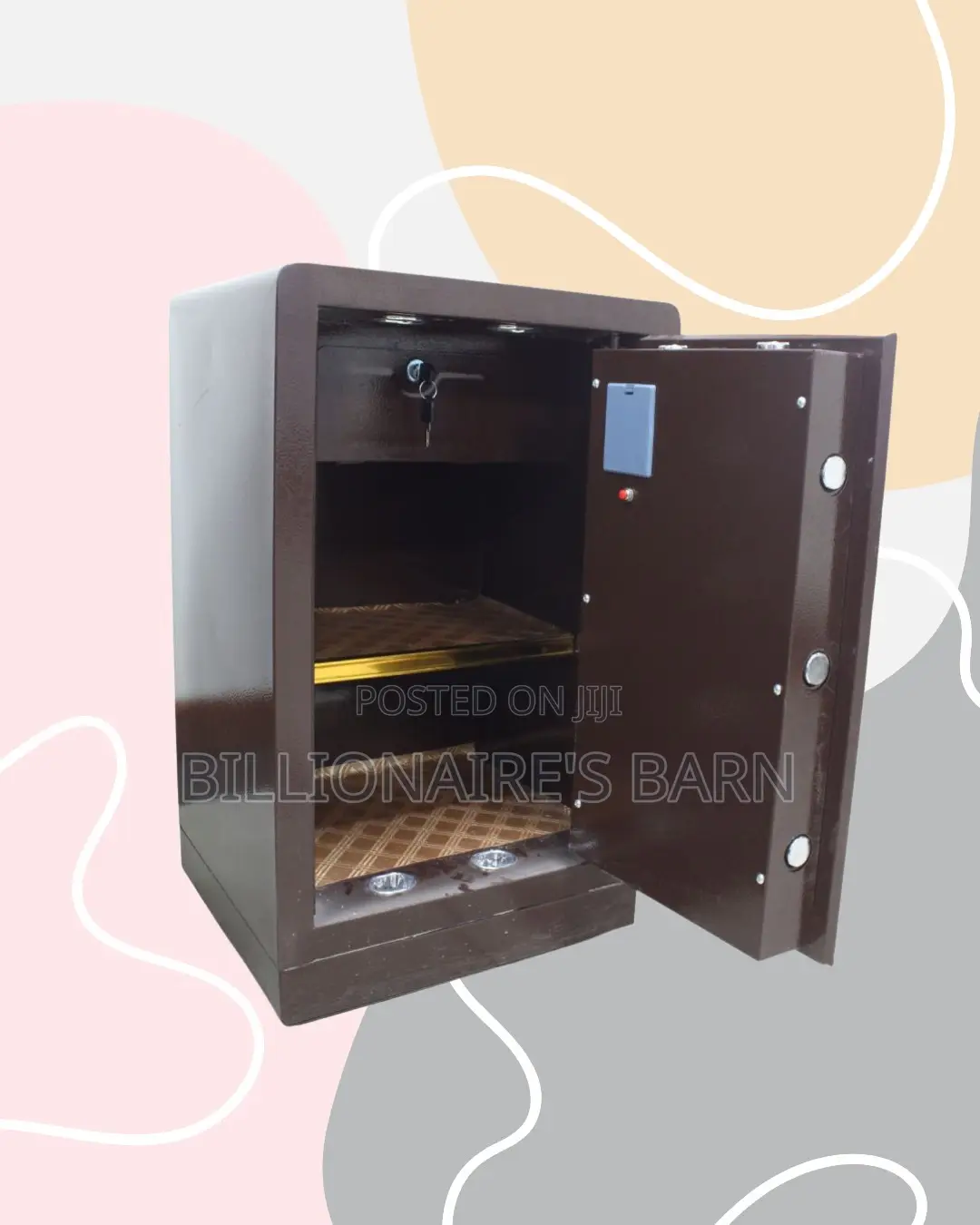 70kg Biometric Safe Box | Organization for Cash, Jewelry, and Papers