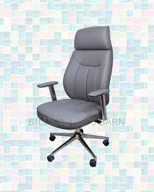 Grey Executive Chair | Posture-Friendly Build for Daily Productivity