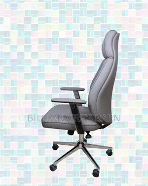 Grey Executive Chair | Posture-Friendly Build for Daily Productivity
