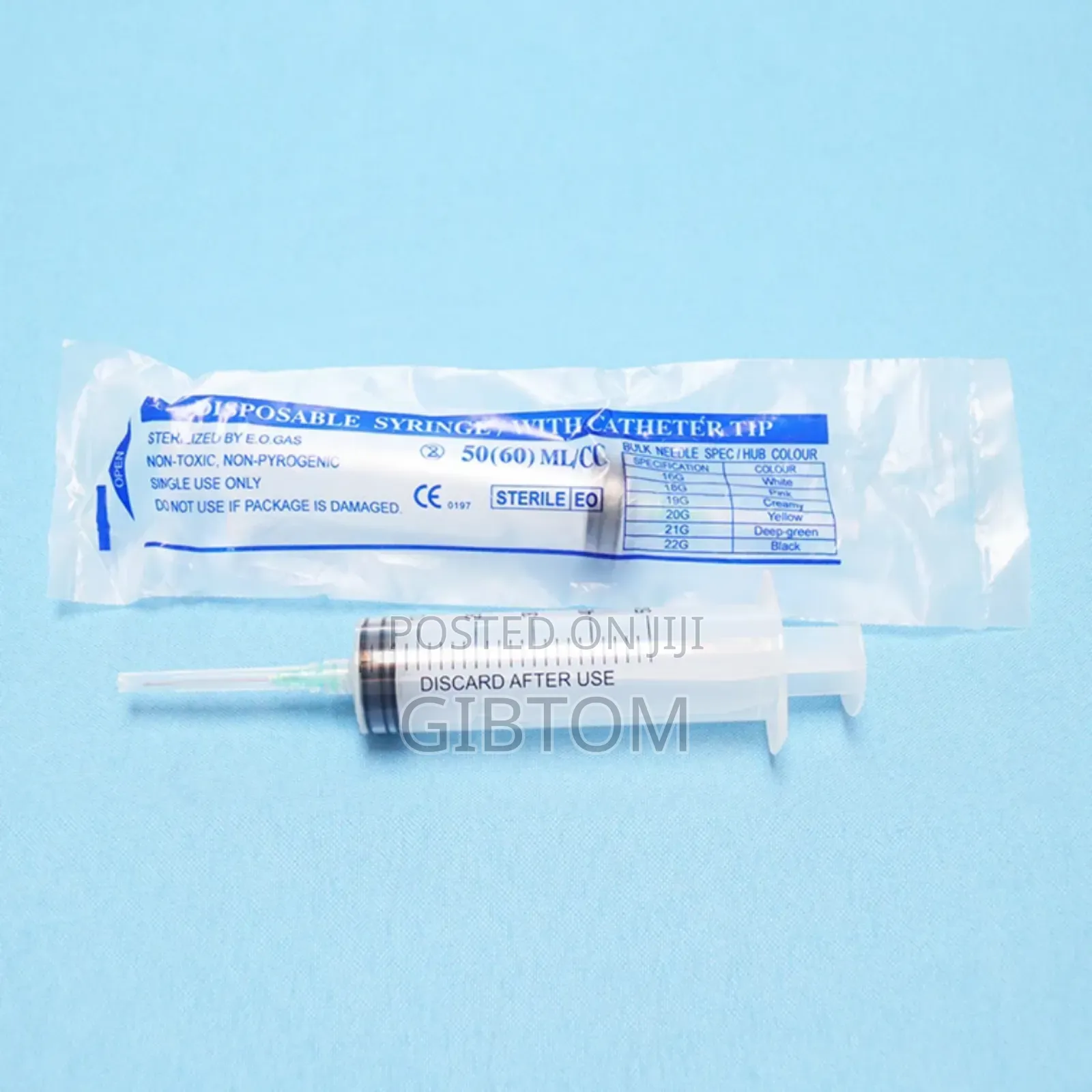 Disposable 5ml Pack of 5 Syringe Injection Needle and Syringe