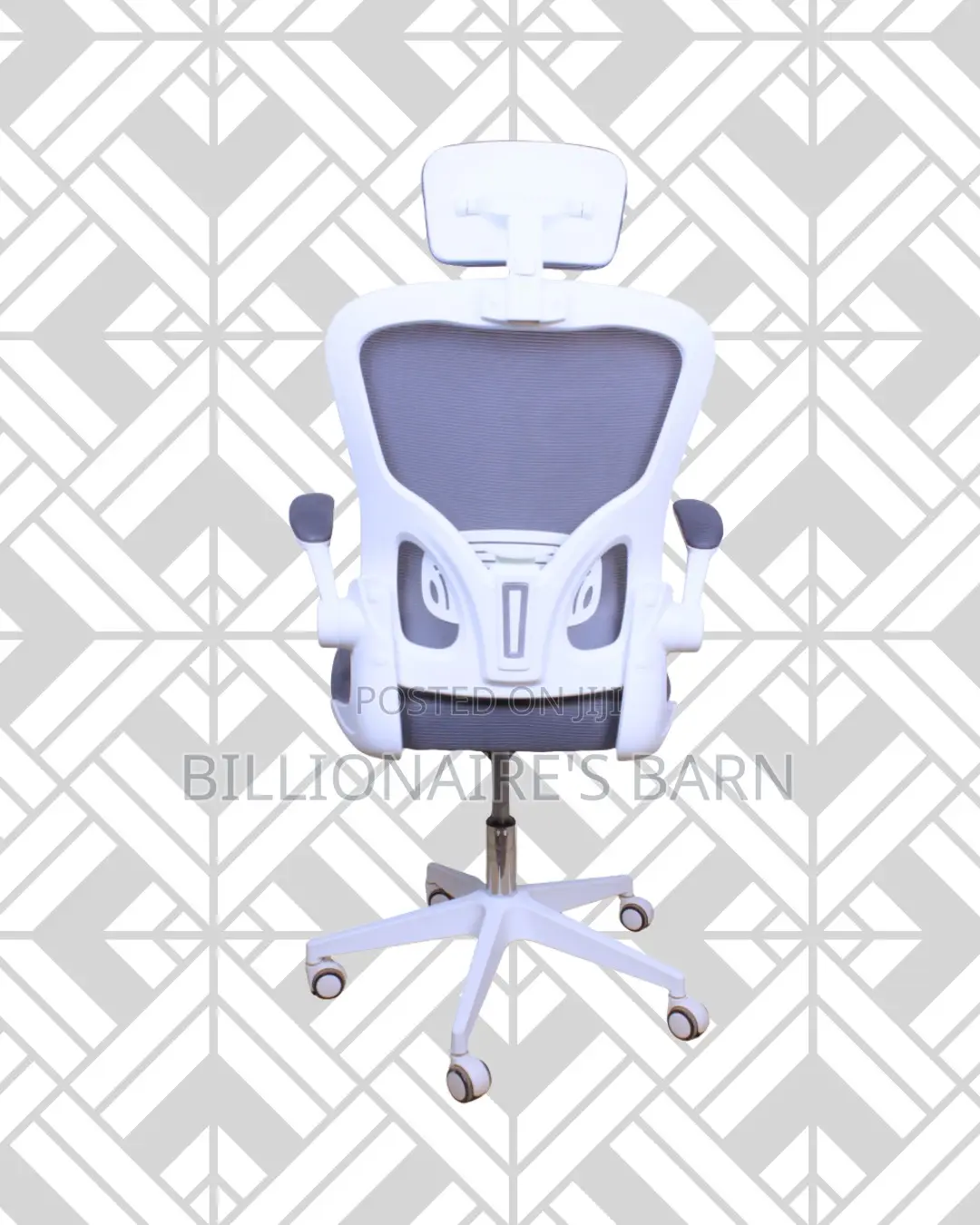 White Ergonomic Chair | Posture-Friendly Build for Daily Productivity
