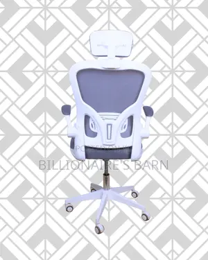 White Ergonomic Chair | Posture-Friendly Build for Daily Productivity