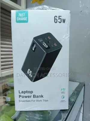 65w 60,000mah Fast-Charging Laptop Power Bank.