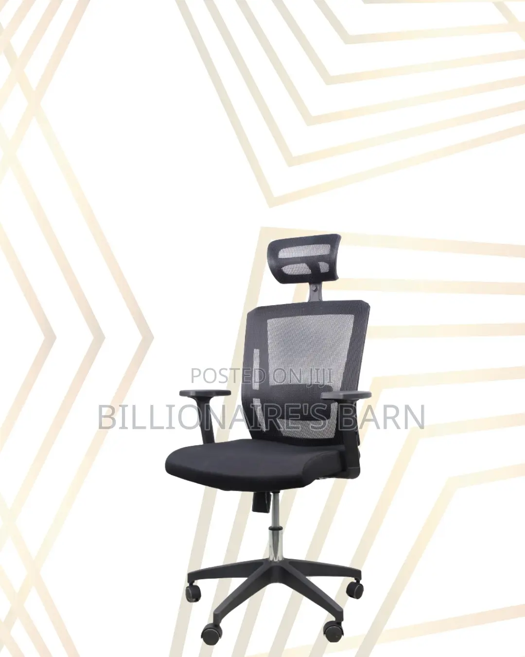 Black Mesh Chair | Posture-Friendly Build for Daily Productivity