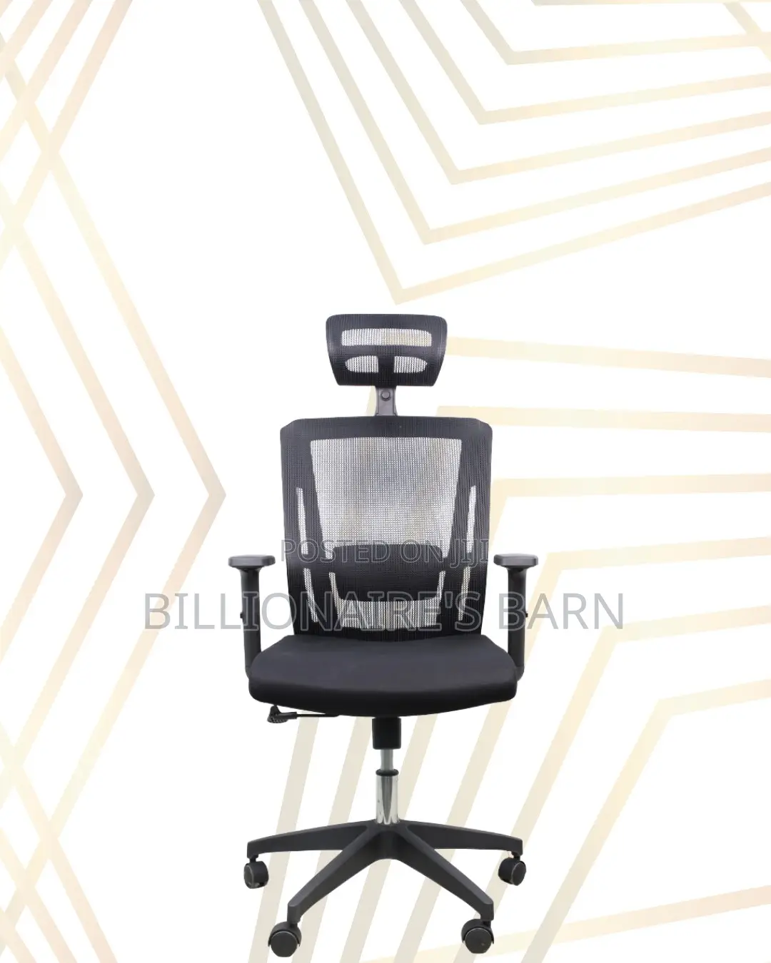 Black Mesh Chair | Posture-Friendly Build for Daily Productivity
