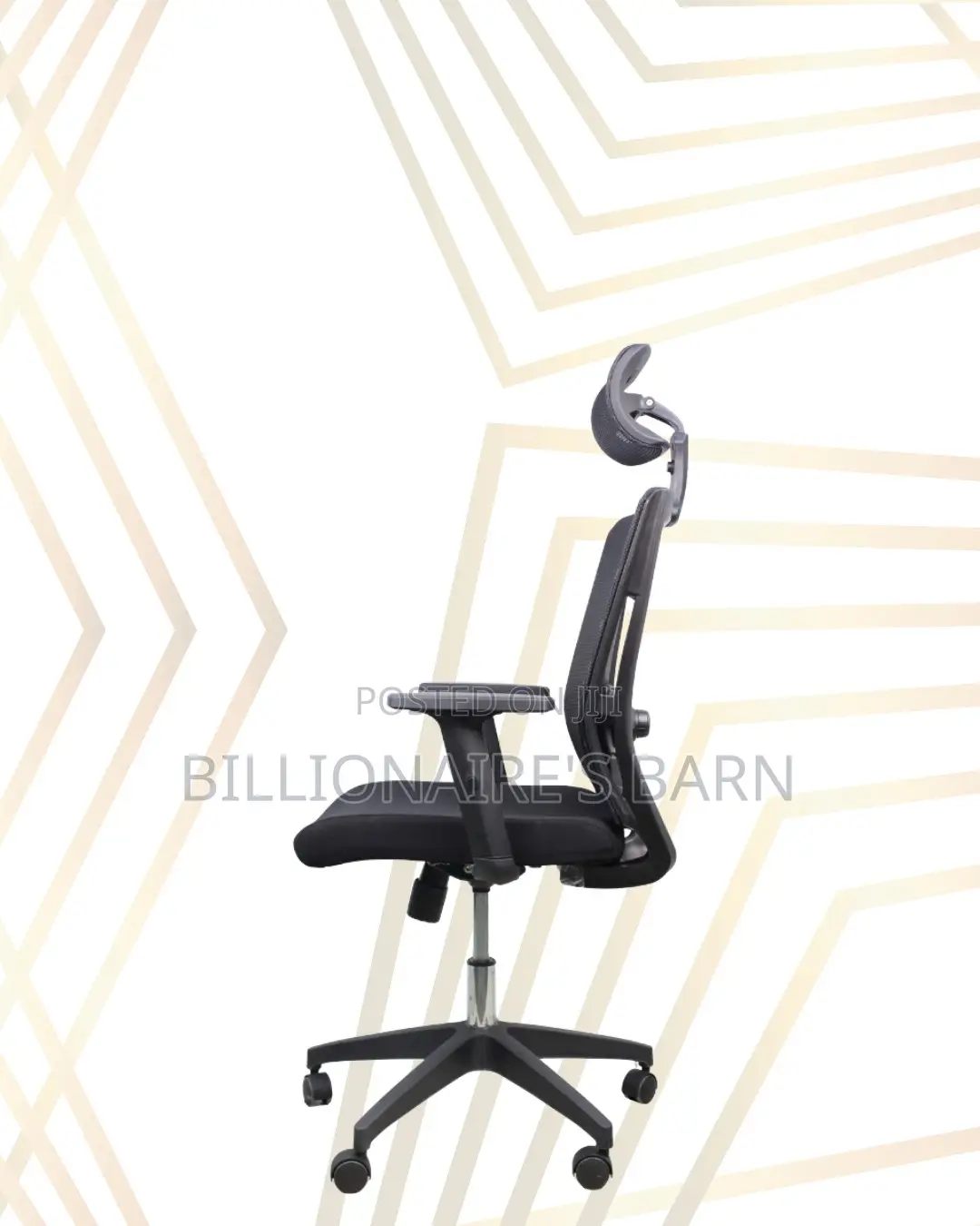 Black Mesh Chair | Posture-Friendly Build for Daily Productivity