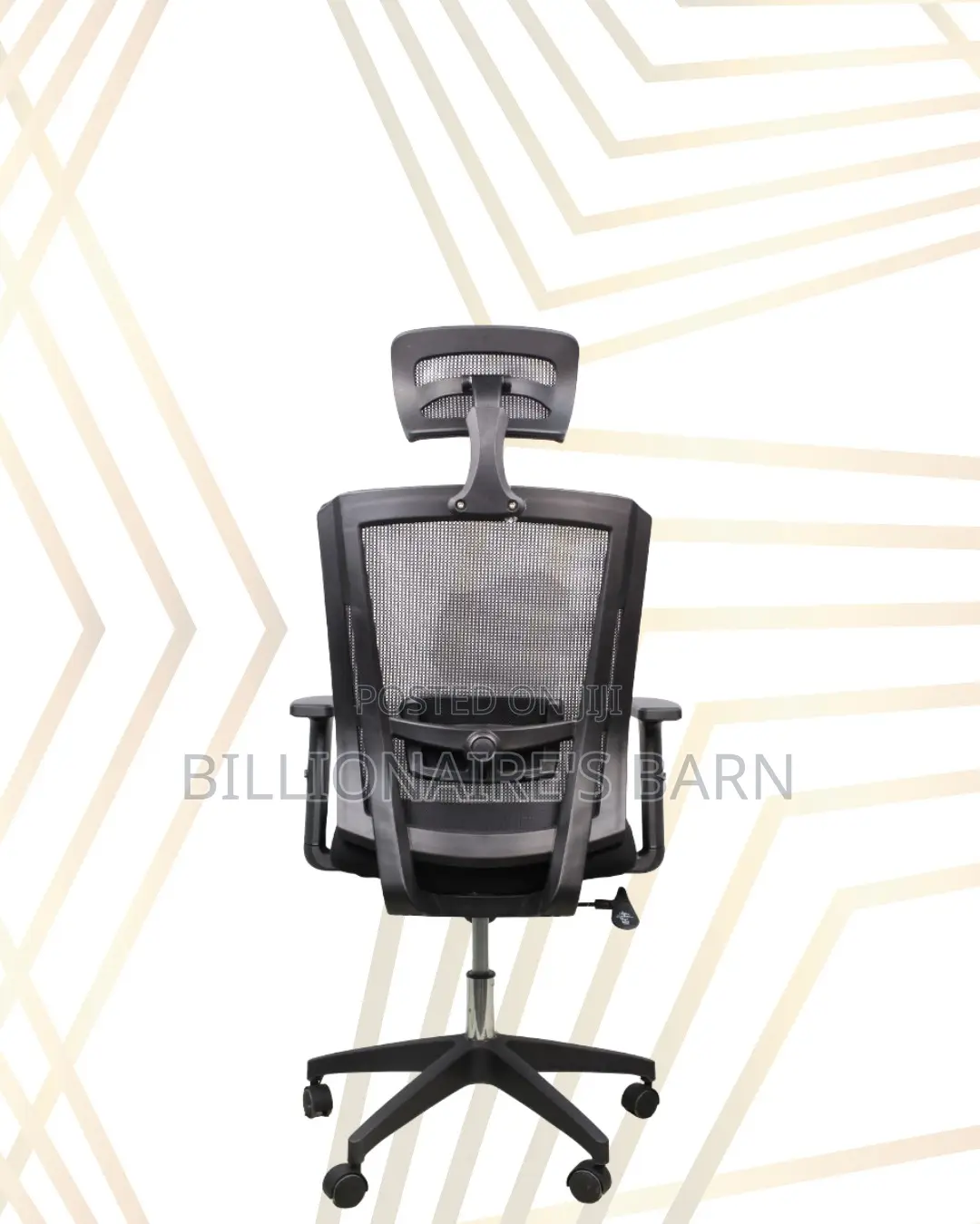 Black Mesh Chair | Posture-Friendly Build for Daily Productivity