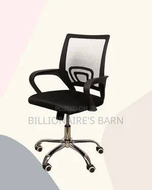 Black Compact Ergonomic Chair|Cool Airflow for Kenya’S Warm Afternoons