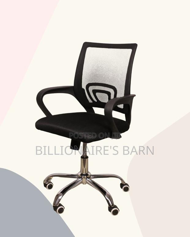 Black Compact Ergonomic Chair|Cool Airflow for Kenya’S Warm Afternoons - thumbnail 2