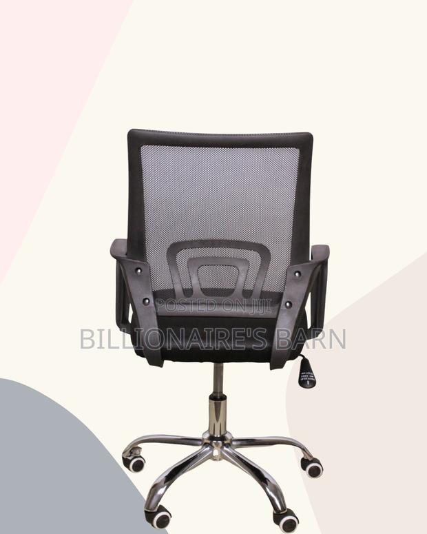 Black Compact Ergonomic Chair|Cool Airflow for Kenya’S Warm Afternoons - thumbnail 4
