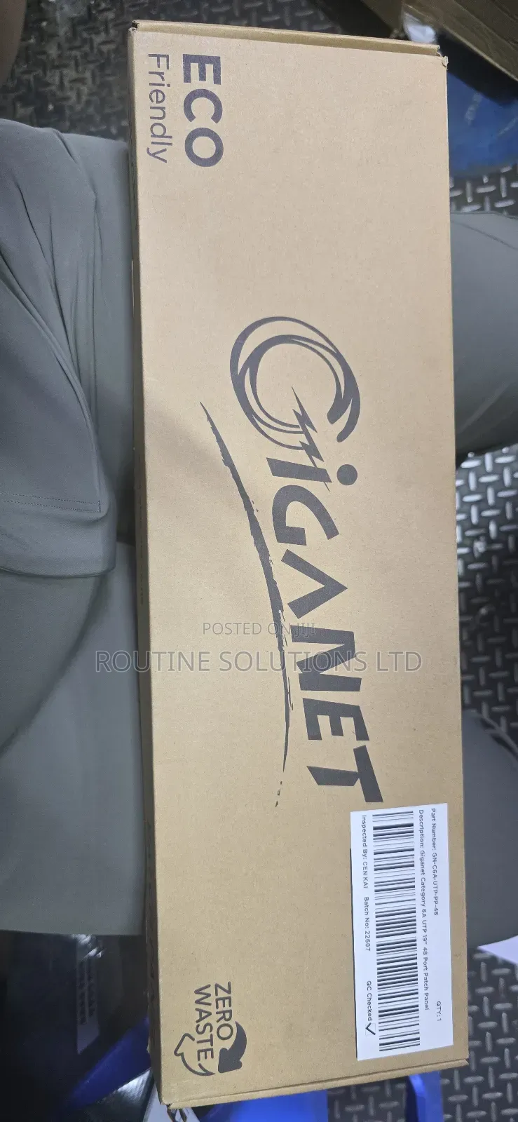 Giganet 48port Cat 6a Patch Pannel