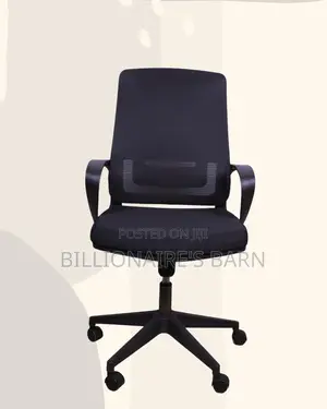 Black Mid-Back Mesh Chair | Cool Airflow for Kenya’S Warm Afternoons |