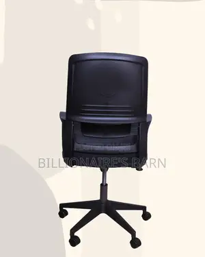 Black Mid-Back Mesh Chair | Cool Airflow for Kenya’S Warm Afternoons |